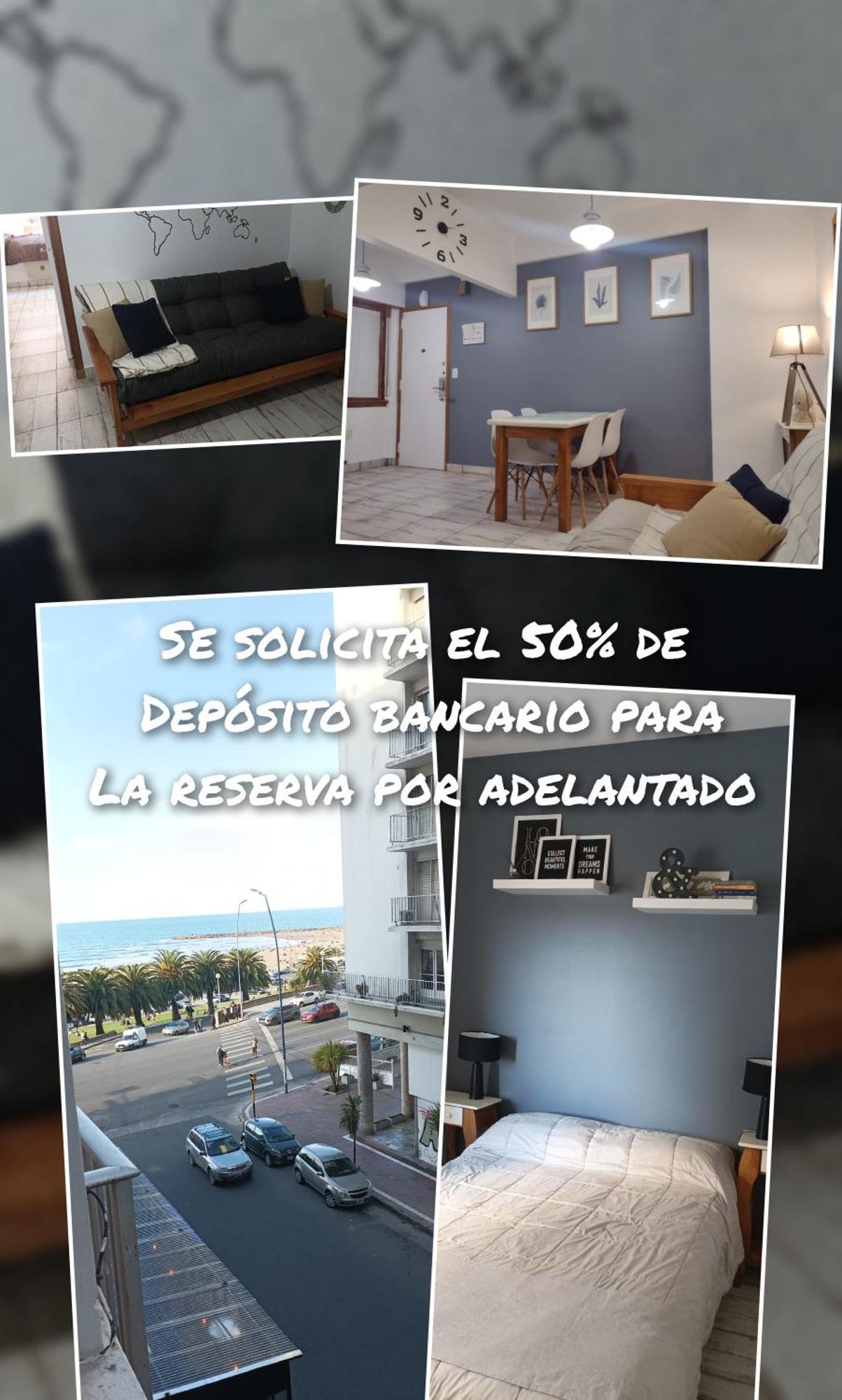Departamento Vista Al Mar Playa Las Toscas Mar del Plata Ngoại thất bức ảnh